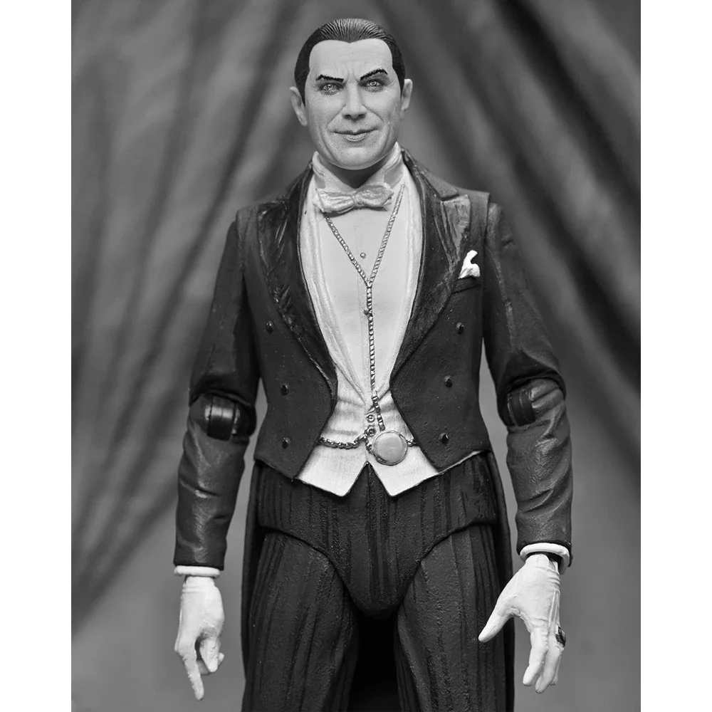 Wholesale Original  NECA 04815 Universal Monsters Ultimate Dracula Carfax Abbey 7 Inch Action Figure (black and White Version)