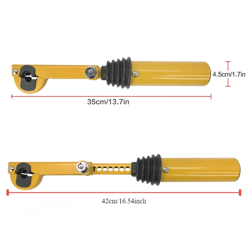 Car steering wheel lock with adjustable handbrake gear shift lock car safety anti-theft lock gear shift