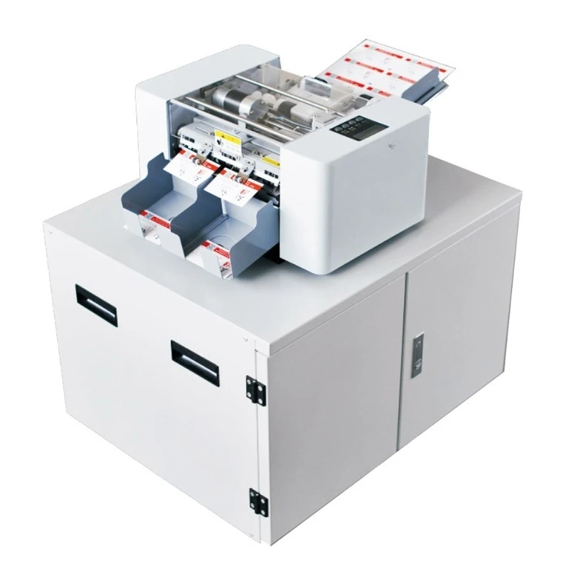 A4 with iron box business card cutting machine, photo cutting machine, automatic electric card cutting machine