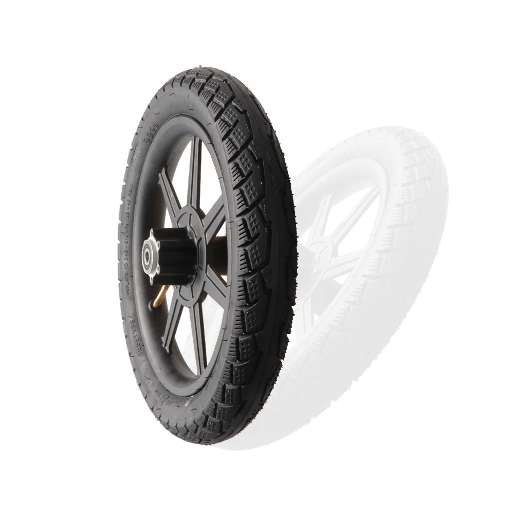 

14X2.125（54-254）tire with hub with brake disc for 14-inch front wheel electric scooter bicycle folding bicycle accessories