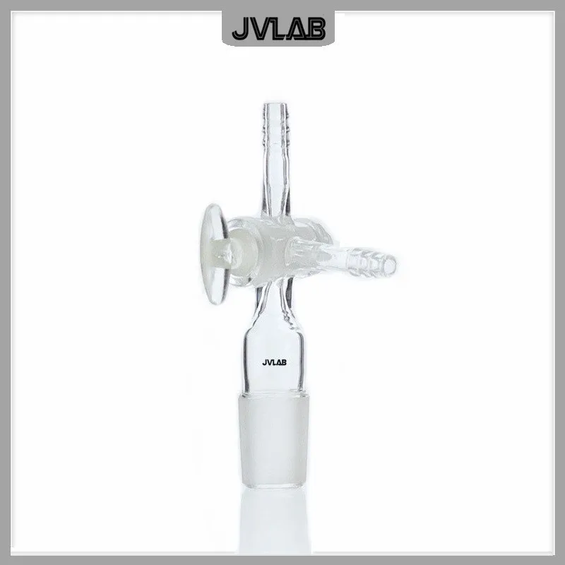 

Стеклянный Трехходовой поршневой выхлопной соединитель со стеклянным поршневым клапаном, стеклянный адаптер, Т-образный всасывающий соединитель дроссельной заслонки 1/PK