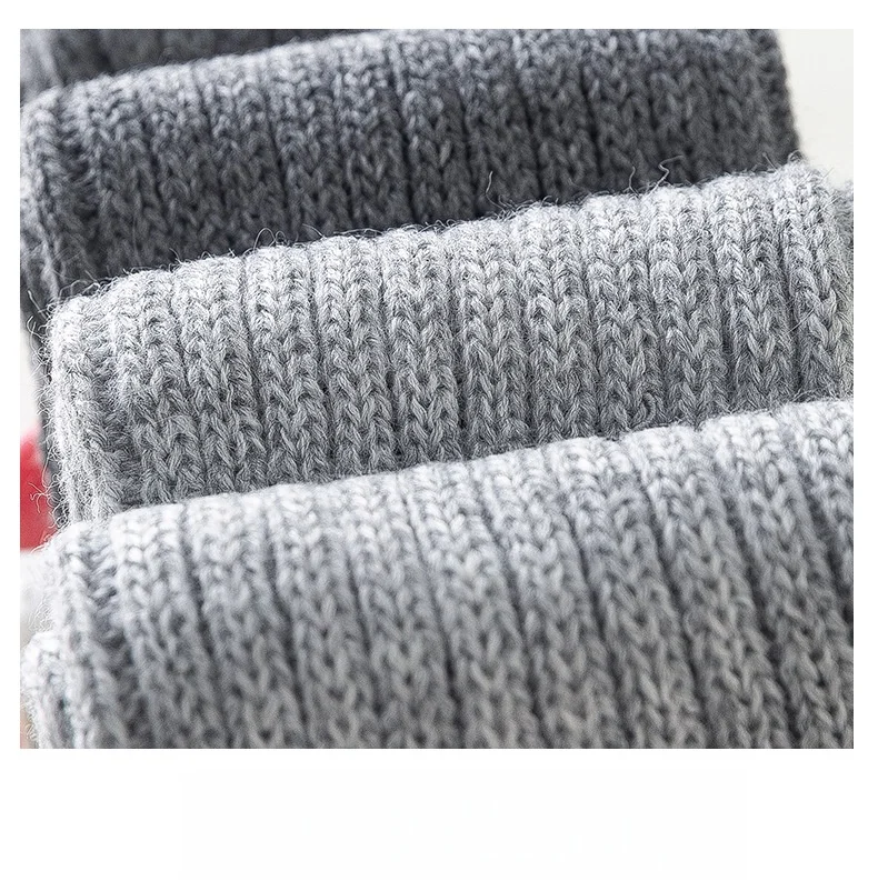 الربيع الدافئة محبوك ترهل الجوارب لوليتا الكورية نمط الدانتيل تقليم عالية أنبوب تدفئة الساق للأطفال مكافحة بيلينغ لباس خارجي الجوارب #6