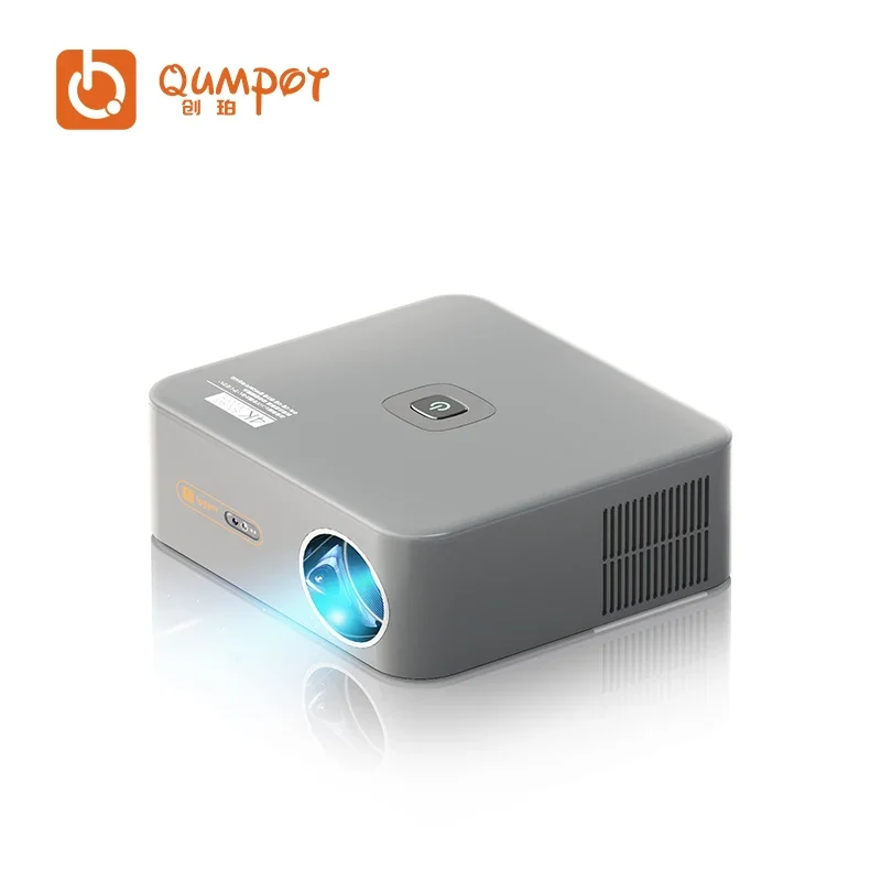 Qumpot 3D 4K UHD UST LED LCD 4600 ANSI Lumens TV PROJECTOR 4K HOME THEATER