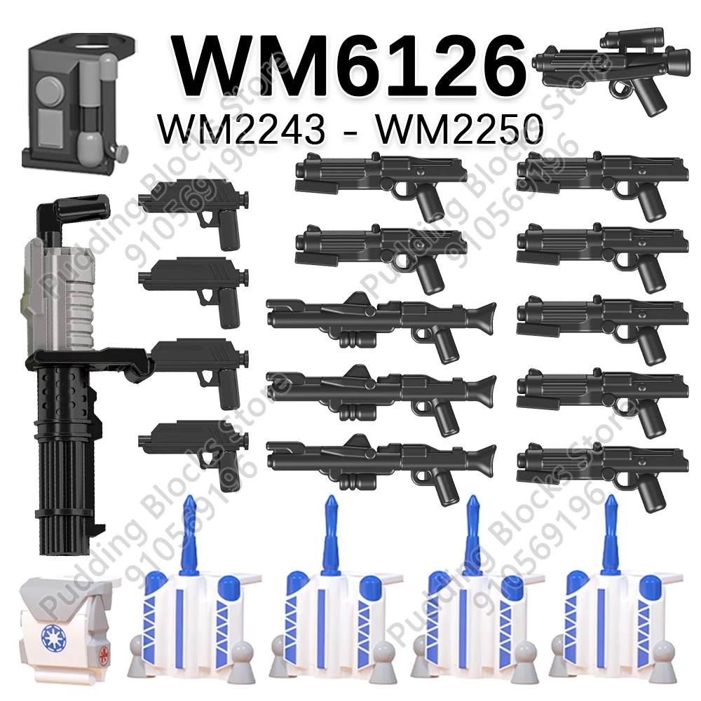 WM6126 Compatible Action Figures Parts Bricks WM2243 WM2244 WM2245 WM2246 WM2247 WM2248 WM2249 WM2250 WM Blocks Accessories Toys