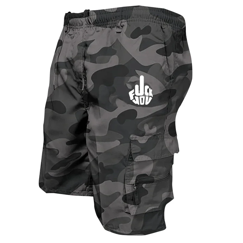 Men's multi-pocket work pants, exquisite craftsmanship, loose fit, large size, summer style, outerwear style, practical style, m