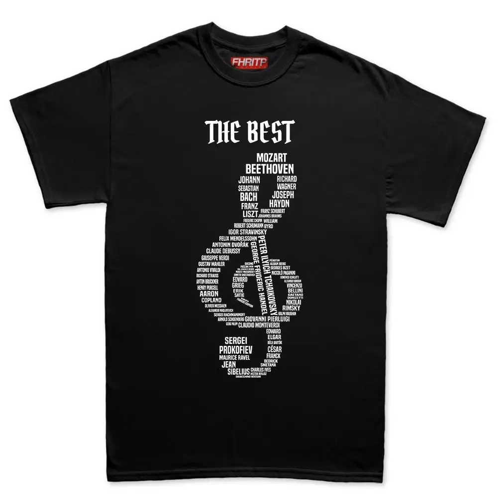 Mens Composer Legends Classical Music Opera Concerto Symphony Tribute T Shirt Top