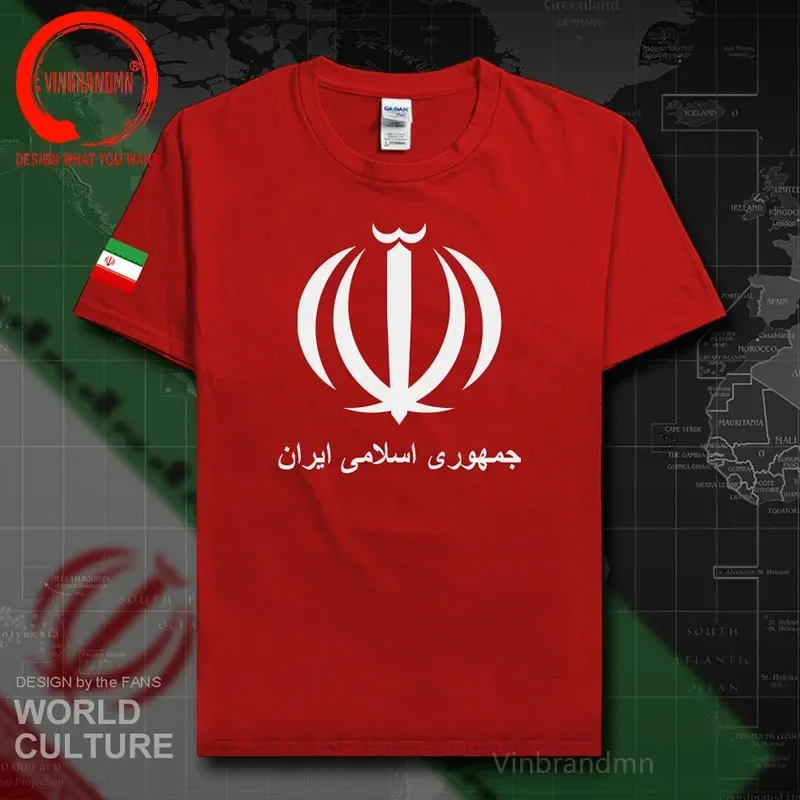 Iran Islamic Men T Shirts Man Fashion Jerseys Nation Team Cotton T-shirt Meeting Fitness Brand Clothes IR Tops Tees New Clothing