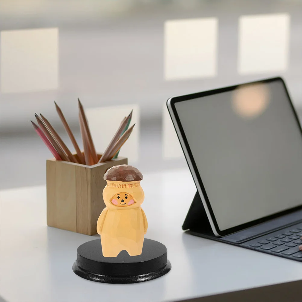 

3pcs Wooden Base For Mini Display Stand Diy Craft Material Round Bases Small Figure Holder Decorative Wooden Bases