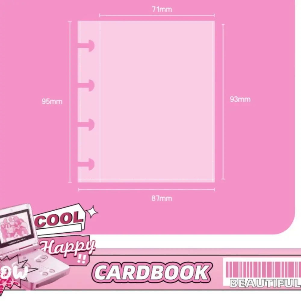 INS Love Card Album PP 3 Inch Idol Card Collect Book with 20 Internal Pages Mini Postcard Book