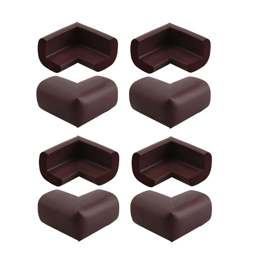 8 Pack Soft Safe Baby Kids Furniture Desk Table Corner Bumper Cushion Guard Protectors Coffee