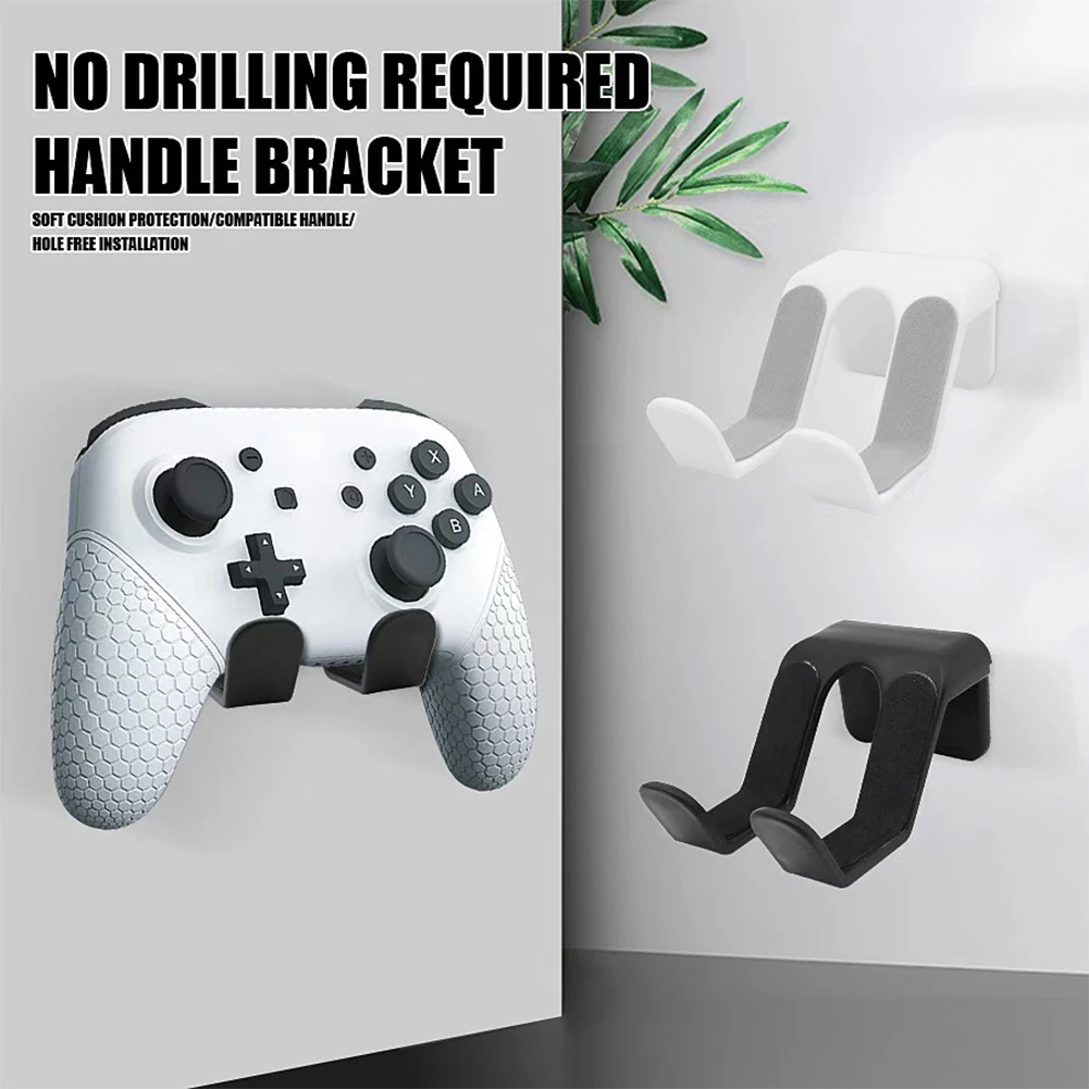 Universeller Kopfhörerständer, selbstklebender Kunststoff-Wandhalter, Headset-Halterung unter dem Schreibtisch, Unterstützung für Gaming-Kopfhörerhalterung – Detail 4