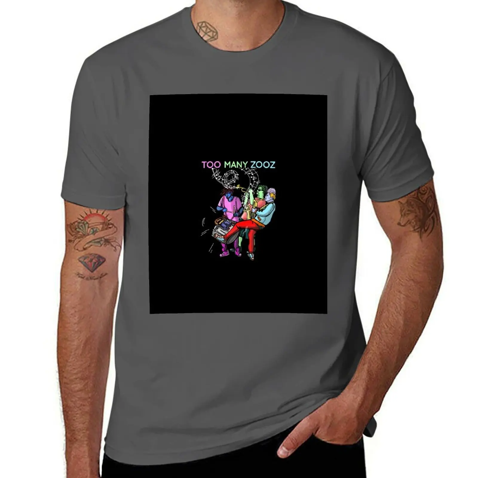 

TOO MANY ZOOZ T-Shirt man t shirts high quality luxury brand t shirt for man 100 percent cotton men t shirt cotton 100% T-Shirt