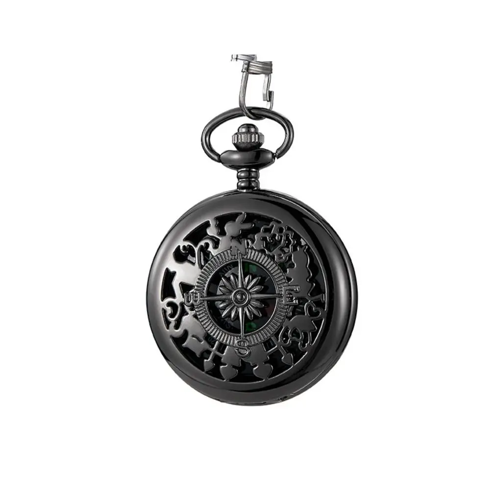 

Hanging Chain Camping Hiking Mountaineering Vintage Bronze Compass Outdoor Navigation Portable Compass Pocket Watch Compass