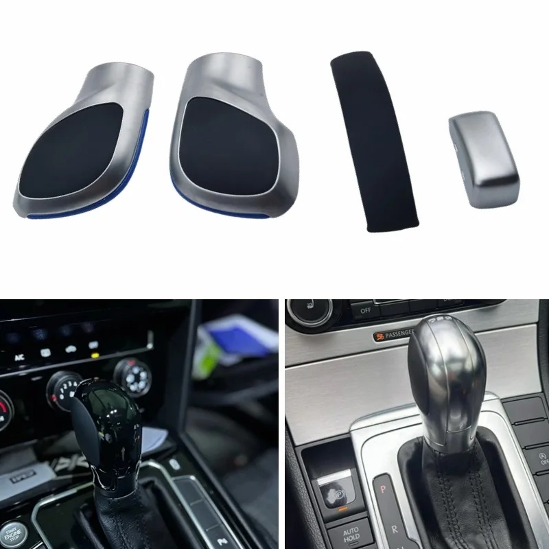 

For Vw Golf 6 7 R Gti Passat B8 Cc R20 Jetta Mk6 Gli Dsg Gear Shift Knob Side Cover Leather Dsg Gear Knob Golf 7R