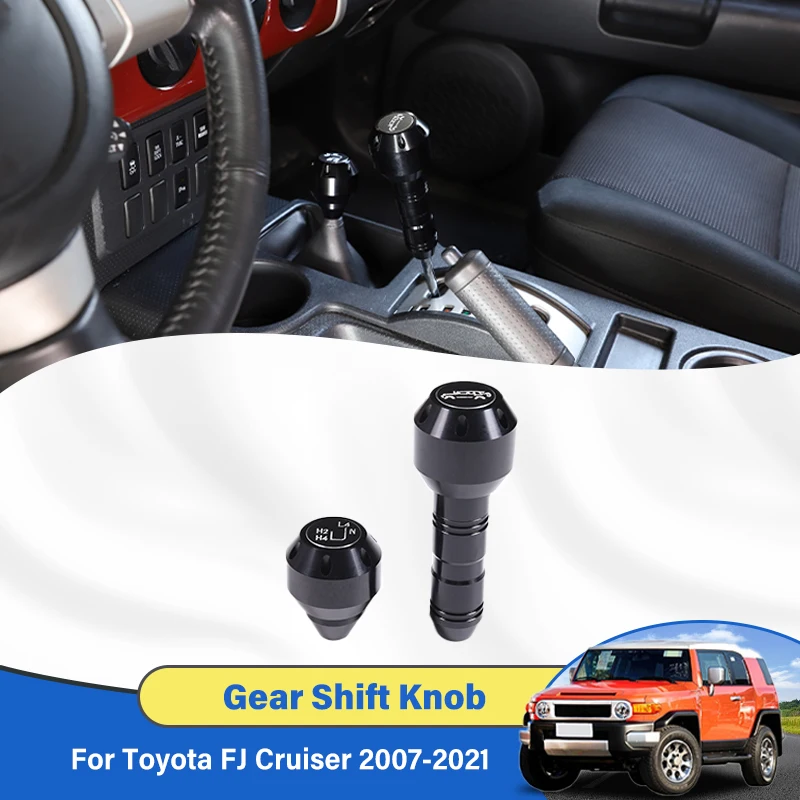 

Aluminum Alloy Speed Gear Shift Knob Lever Shifter Stick Gear Head Shifter Knob Head For Toyota FJ Cruiser 2007-2021 Accessories