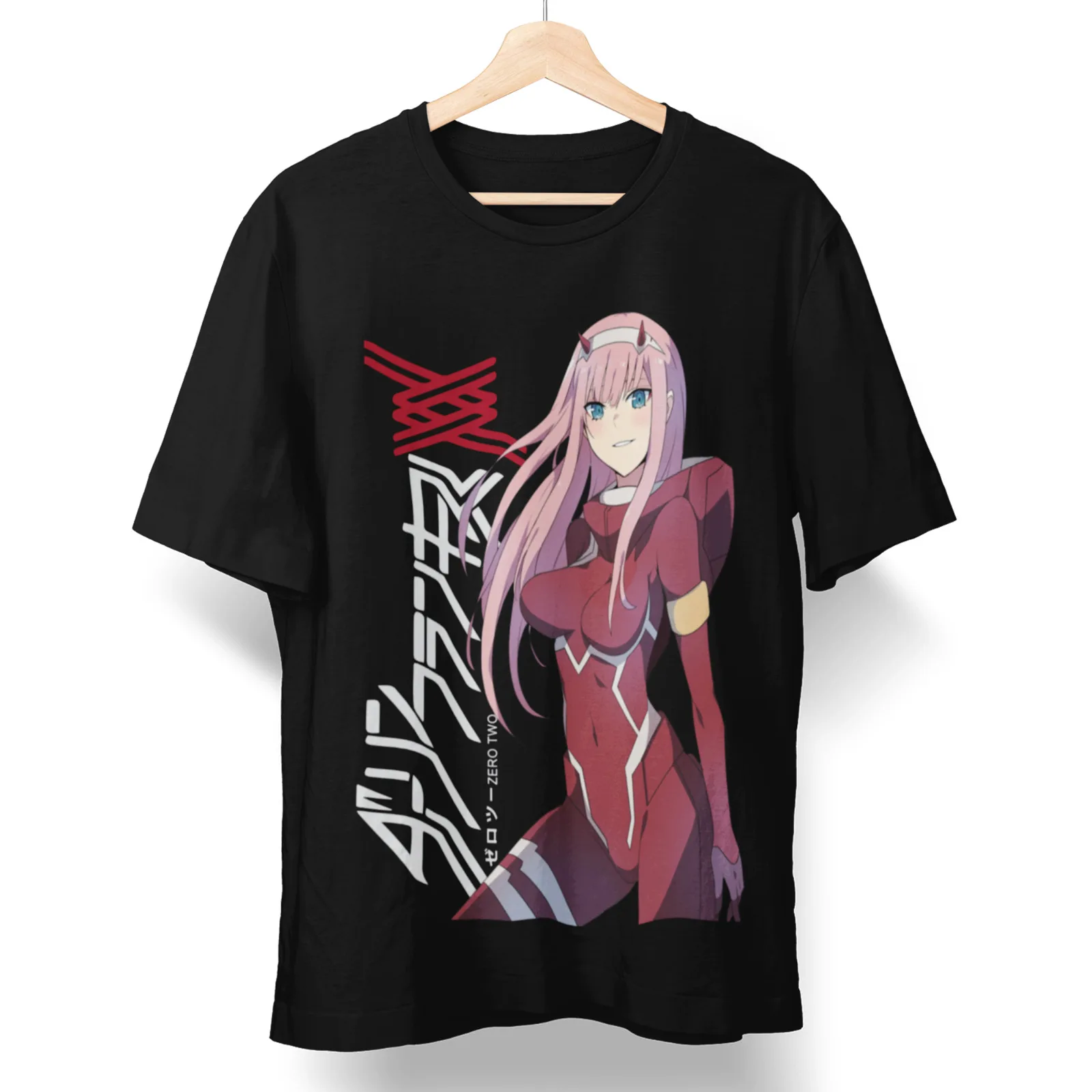 Zero Two Darling In the Franxx, Anime,Cosplay,girl, new T-Shirt Size S to 5XL