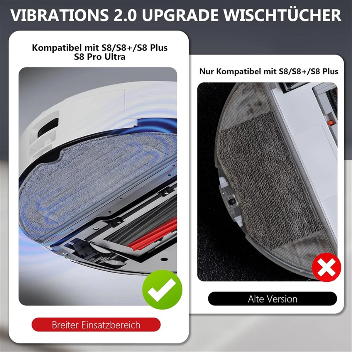 BABZ อุปกรณ์เสริมสําหรับ Roborock S8 / S8 + / S8 Plus / S8 Pro Ultra เครื่องดูดฝุ่นหุ่นยนต์หลักแปรงด้านข้าง Hepa Filter Mop ผ้า