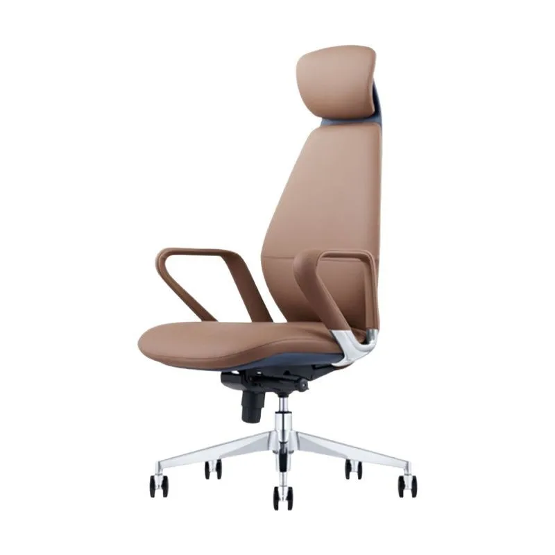 

Ergonomic Computer Chair Household Light Luxury Sedentary Comfortable Backrest Seat Leather Office Chair