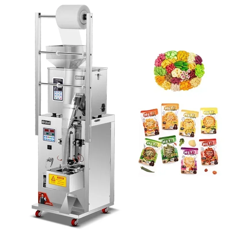 

Automatic Small Business Weighing Packing Machine for Dehydrated Vegetables Spice Sachets Granule Beans Nuts Fruits