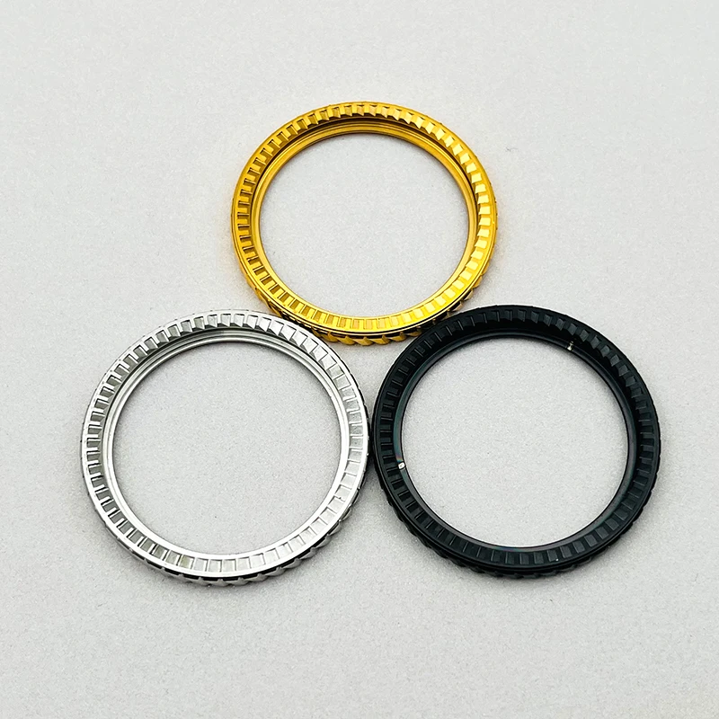 Mod 41mm PVD Helical Gear Watch Case Bezel Ring Gold Silver Black Fit Seiko SKX007 SKX009 SKX011 SRPD Watch Repair Replace Parts