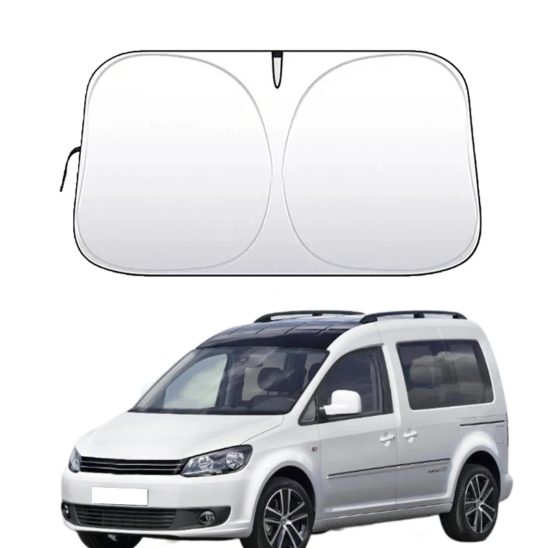 

Car Window Sunshade Cover Sun Shade Windshield Visor Protector Windscreen For Volkswagen Caddy II III IV 2 3 4 MK2 MK3 1996-2014