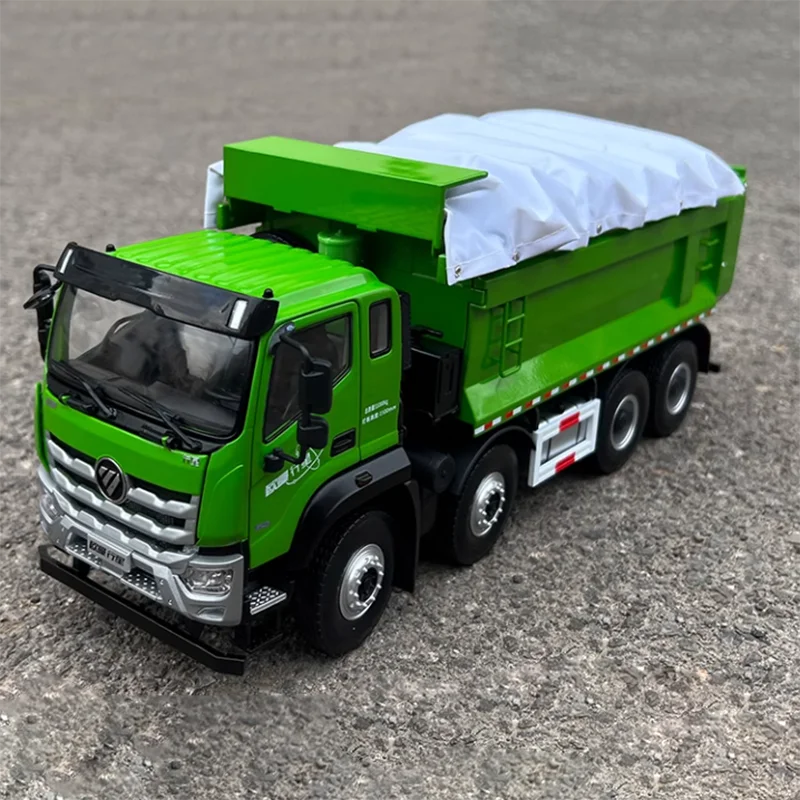 

Diecast 1:24Scale Foton Original Ouman GTL Planetary Dump Truck EST Tipper Truck Alloy Truck Model Finished Simulation Gift Toy