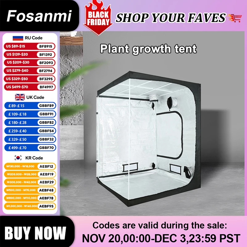 

Indoor Plant Growth Tent Greenhouse 150*150*200CM Insect-Proof Hydroponic Plant Tent Plant Grow Box Growing Tent For Greenhouse