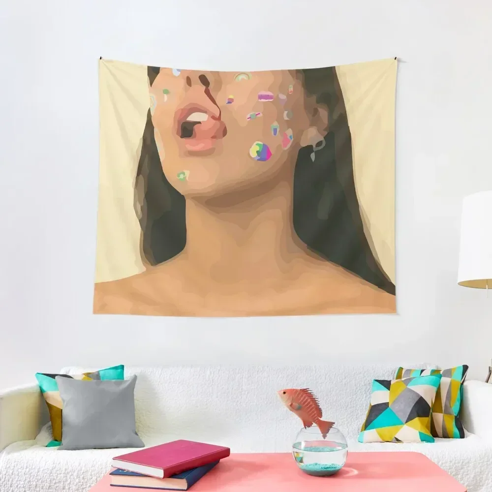 

Hot Girl Bummer Cover Tapestry Kawaii Room Decor Cute Room Decor Tapestry