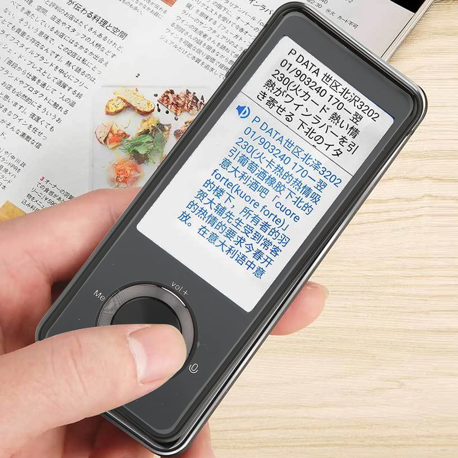 Dispositivo traduttore Registrazione in metallo Batteria a lunga durata 107 lingue Interprete vocale Schermo HD con traduzione di foto per i viaggi