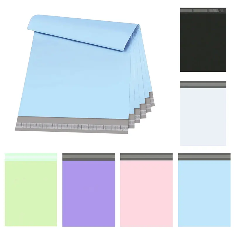 10/30/50pcs sac postal multicolore auto-scellant adhésif imperméable à l'eau anti-déchirure sac d'emballage vêtements livre sac cadeau