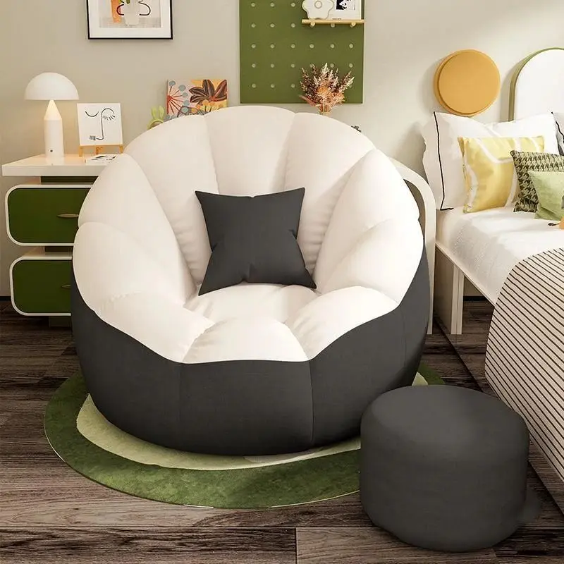 Lazy sofa single balcony bedroom room small sofa tatami bean bag small nest chair bedside back chair