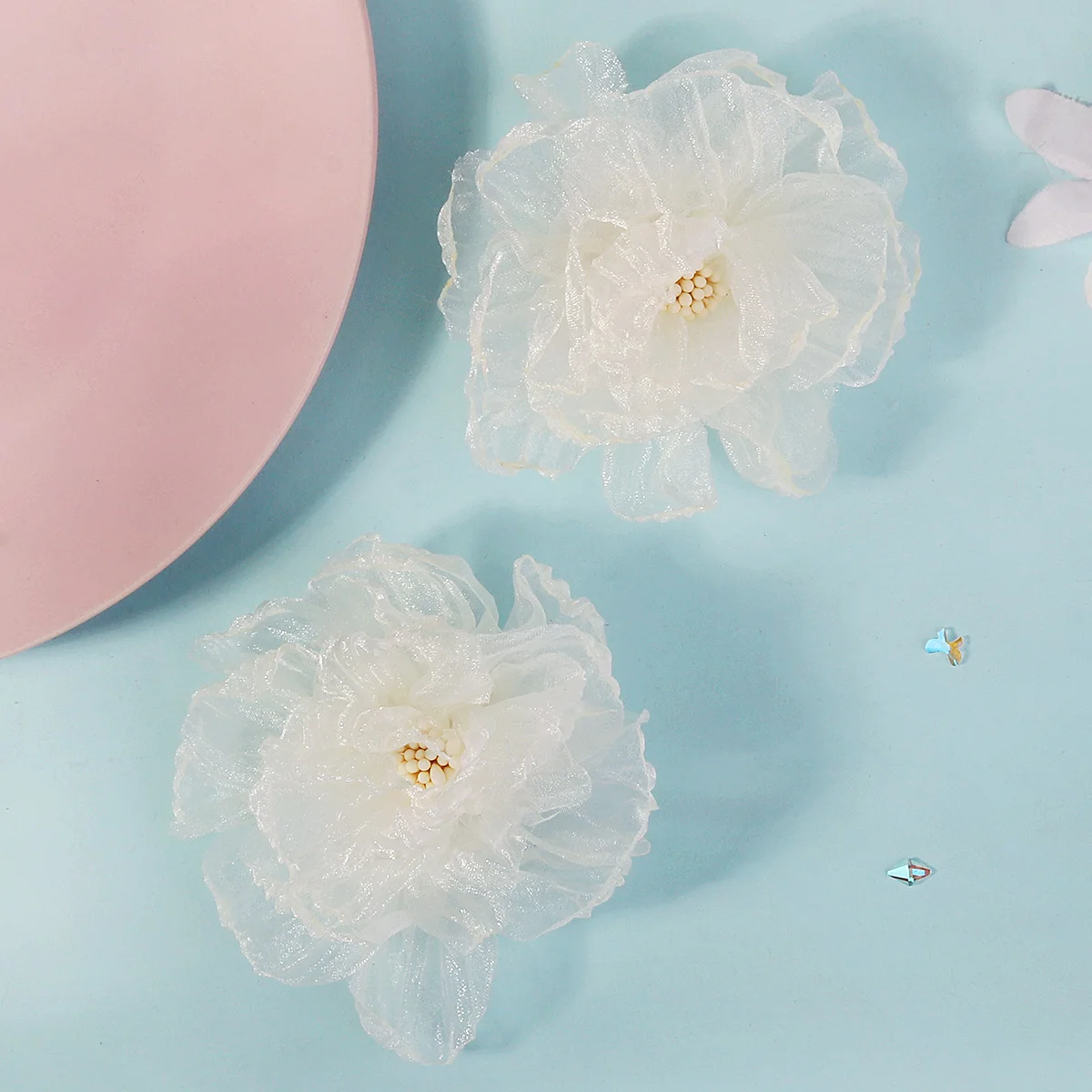 Jepit Rambut Bunga Renda Prancis Miallo, Jepit Rambut Pengantin Buatan Tangan yang Indah, Aksesoris Rambut Pernikahan, Jepit Rambut Bunga Sutra untuk Wanita