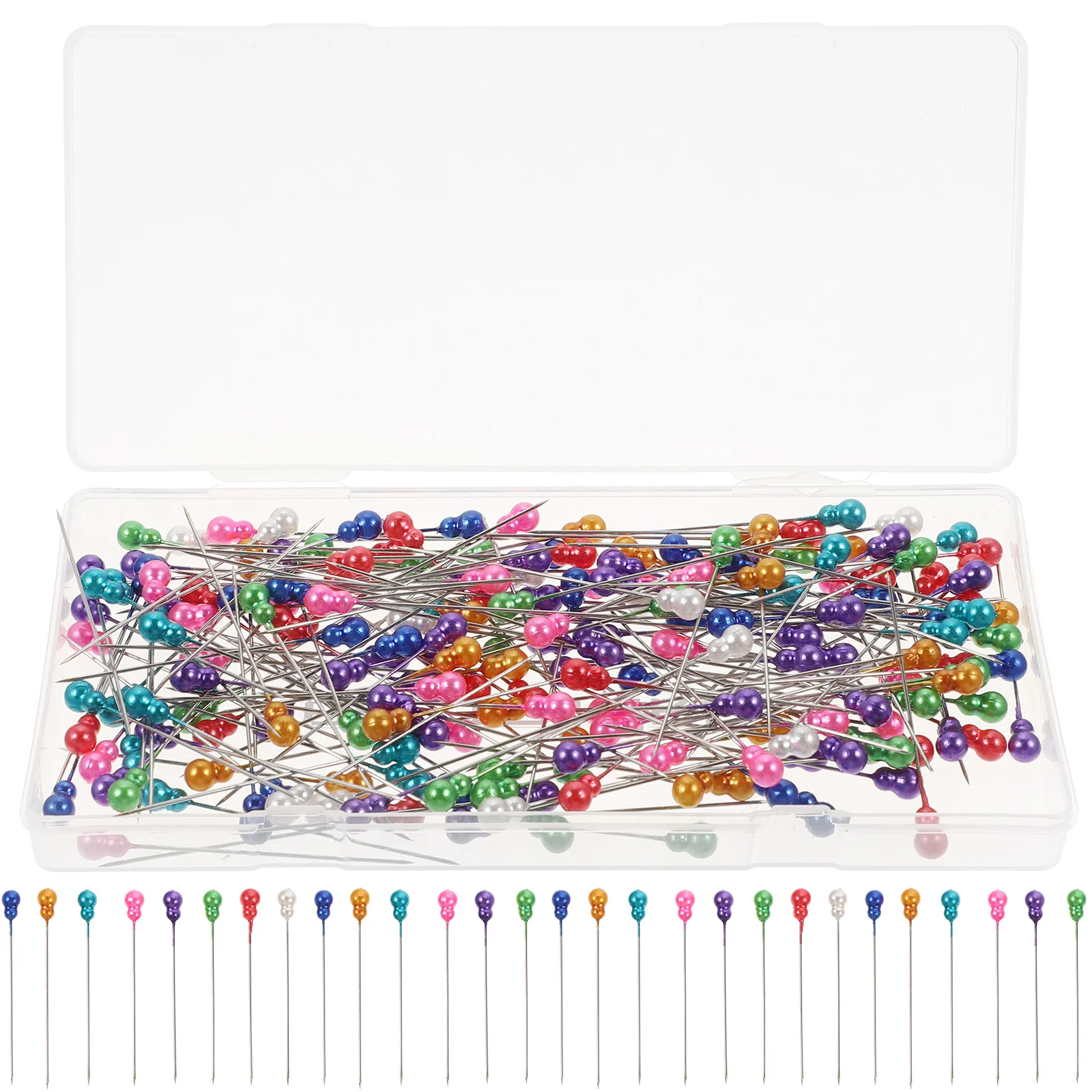 

200pcs Stick Pins Sewing Project Push Pins Fabric Wedding Needles Diy Decoration Home Quilting Supplies Women Party Graduation