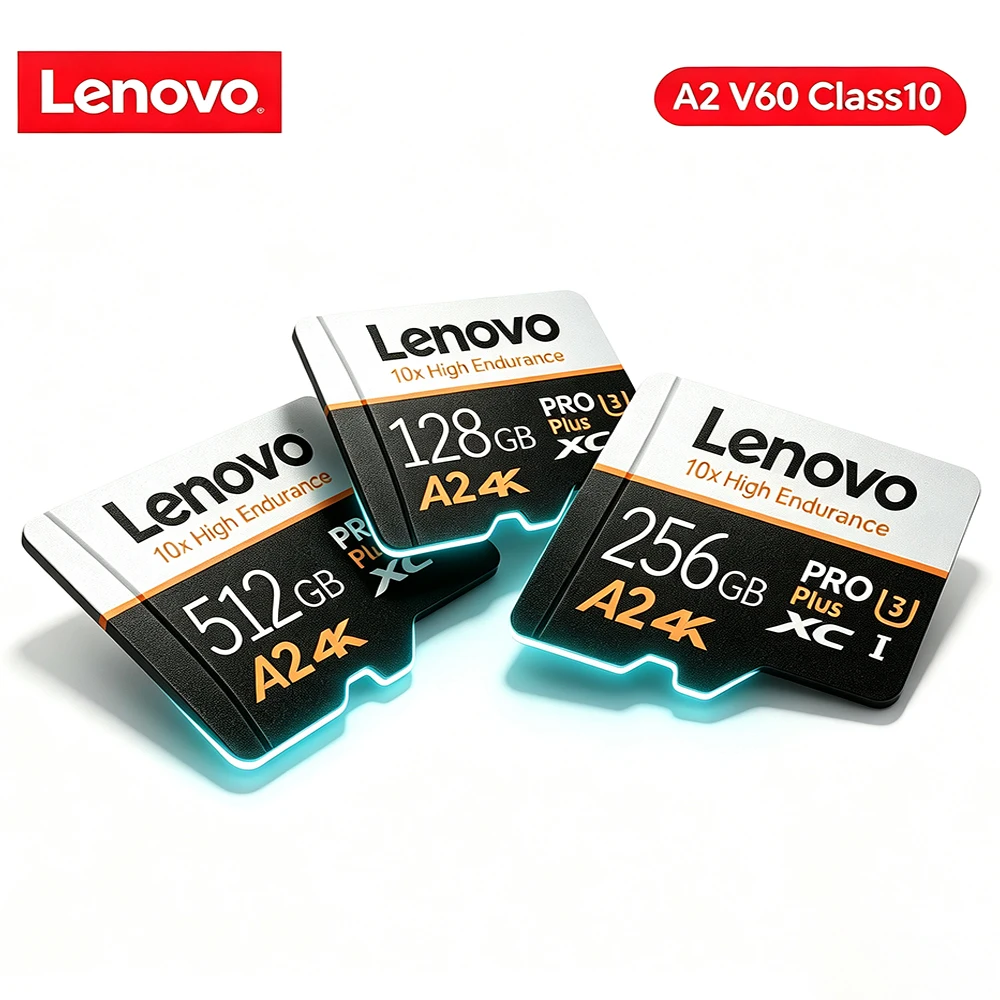 Lenovo Original Flash SD Memory Card 128GB 256GB 512GB High Speed Micro TF SD Card Memoria SD Micro For Nintendo Tablet Drone