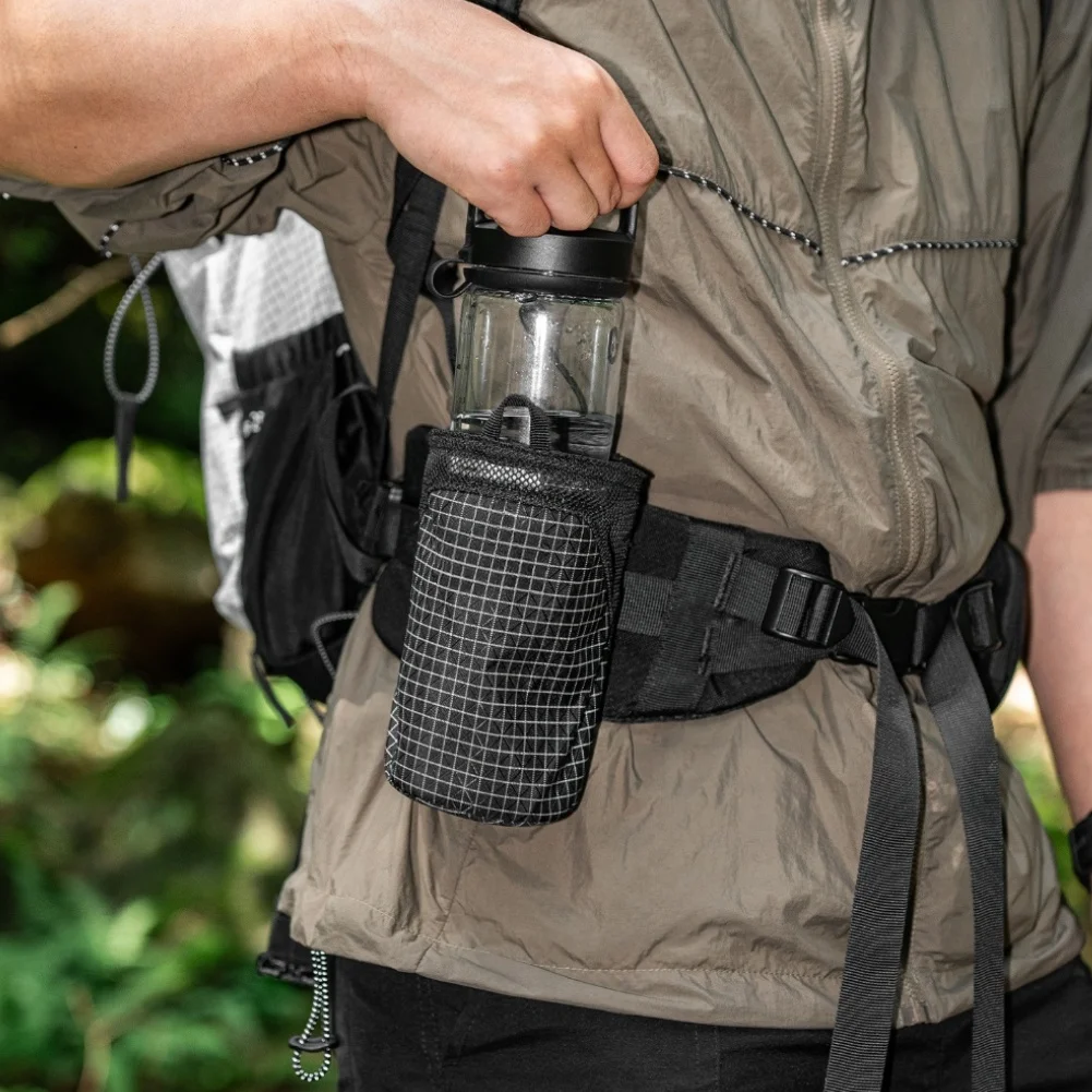 /Modular /Water /Bottle Pouch Holder For For Dyneema Hiking Cycling Waist Bag With Expandable Net Quick Draw Weather Resistant B