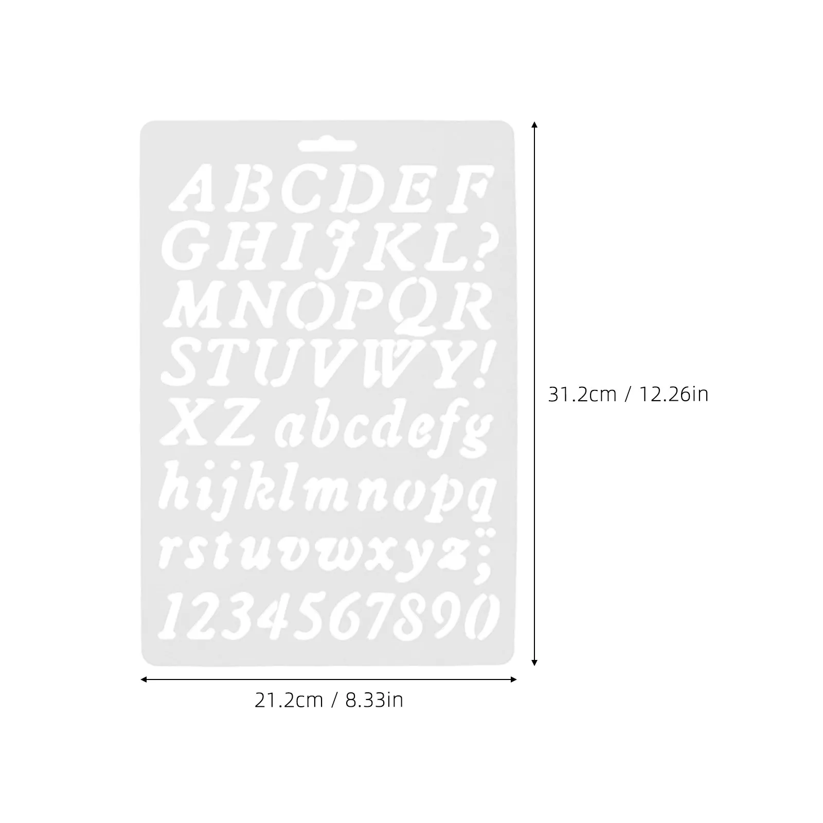 6Pcs Alphabet Stencils Creative Educational Letter Stencils for Painting Graffiti Wall Decor Canvas Wood DIY