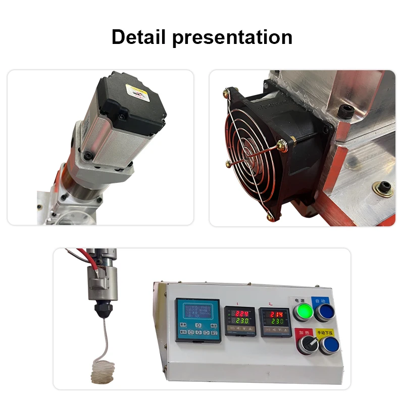 Electric 3D Printing Extruder 4kg/h Vertical Extruder 1200W Injection Molding Machine Desktop Laboratory Plastic ABS PP Extruder