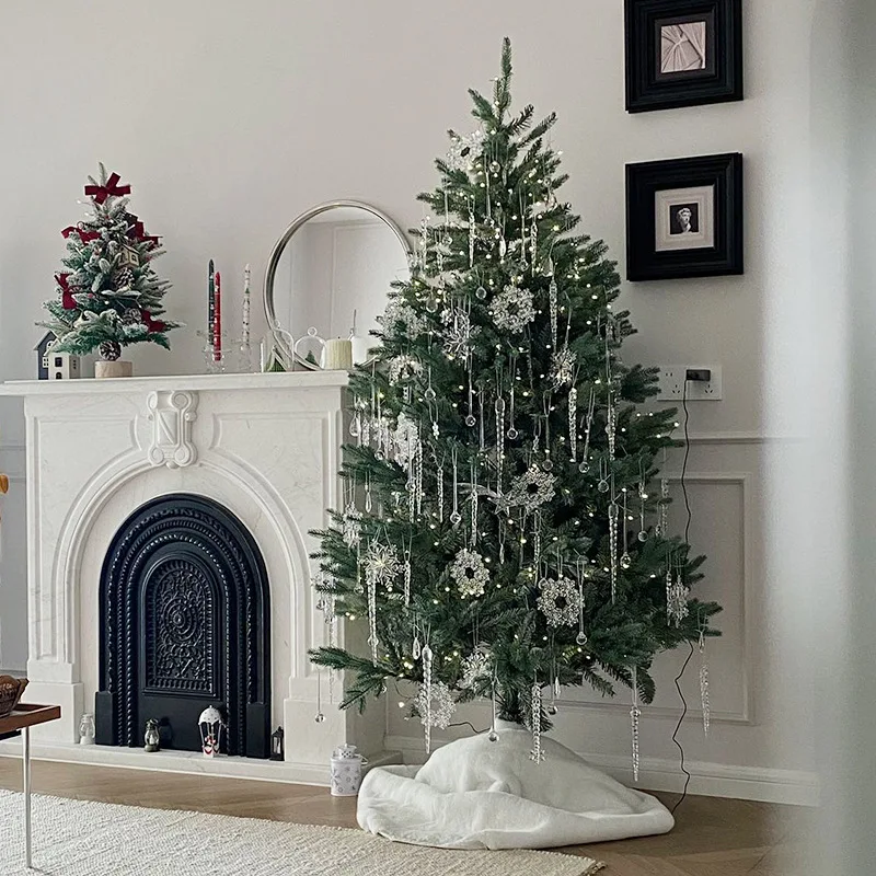 

New Korean living room Christmas tree household Christmas decorations luminous high-end naked tree