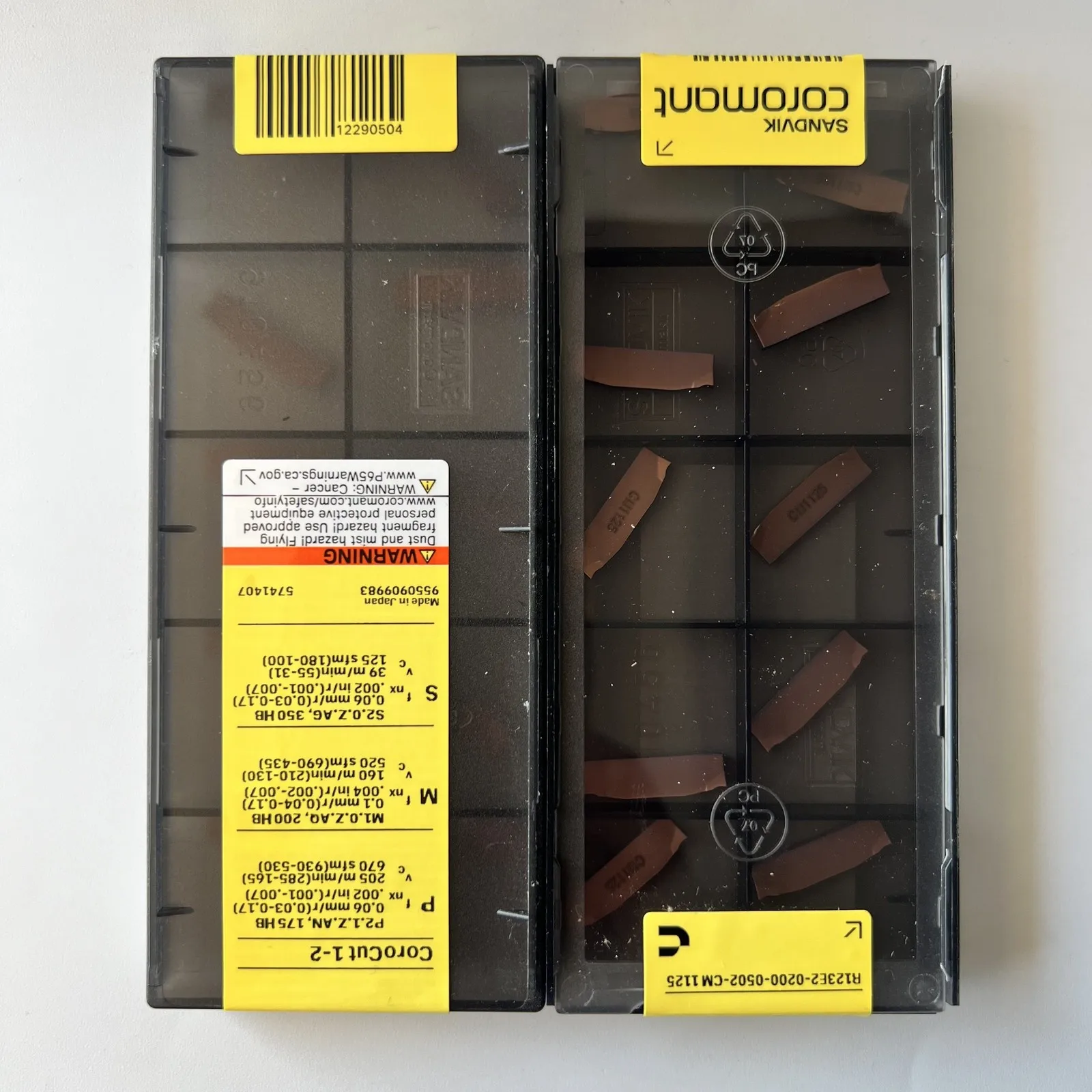 

SANDVIK / R123E2-0200-0502-CM 1125 / Лезвия из шведского твердого сплава, 10 шт.