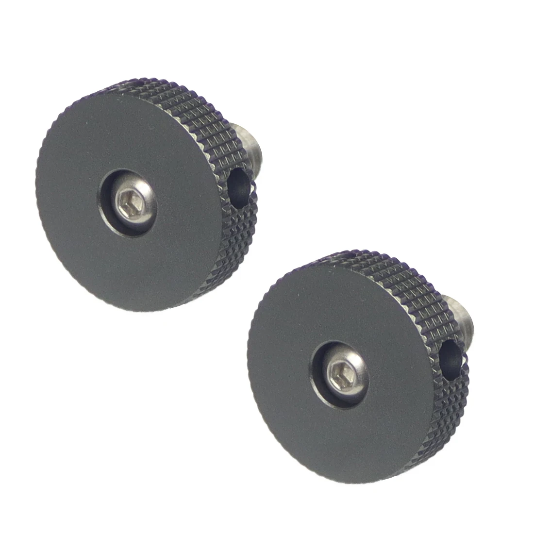 2 stücke 1/4 "Edelstahl Schraube CNC Daumen Knopf Stativ Kamera Stehen Blitzlicht Montage Adapter DSLR Schnell Release platte Halterung – Detail 12