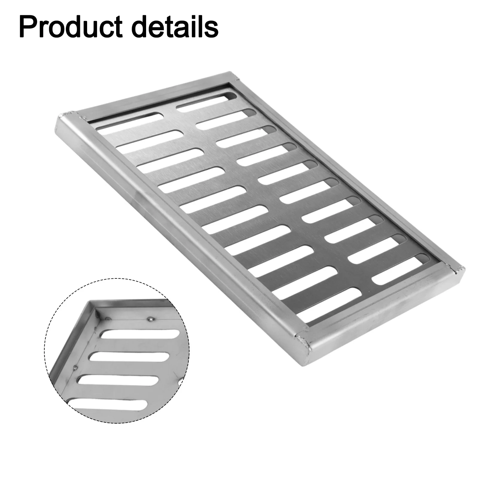 

Heavy Duty Stainless Steel Drain Cover for Effective Drainage Anti Slip Perfect for Gardens Walkways and Patios