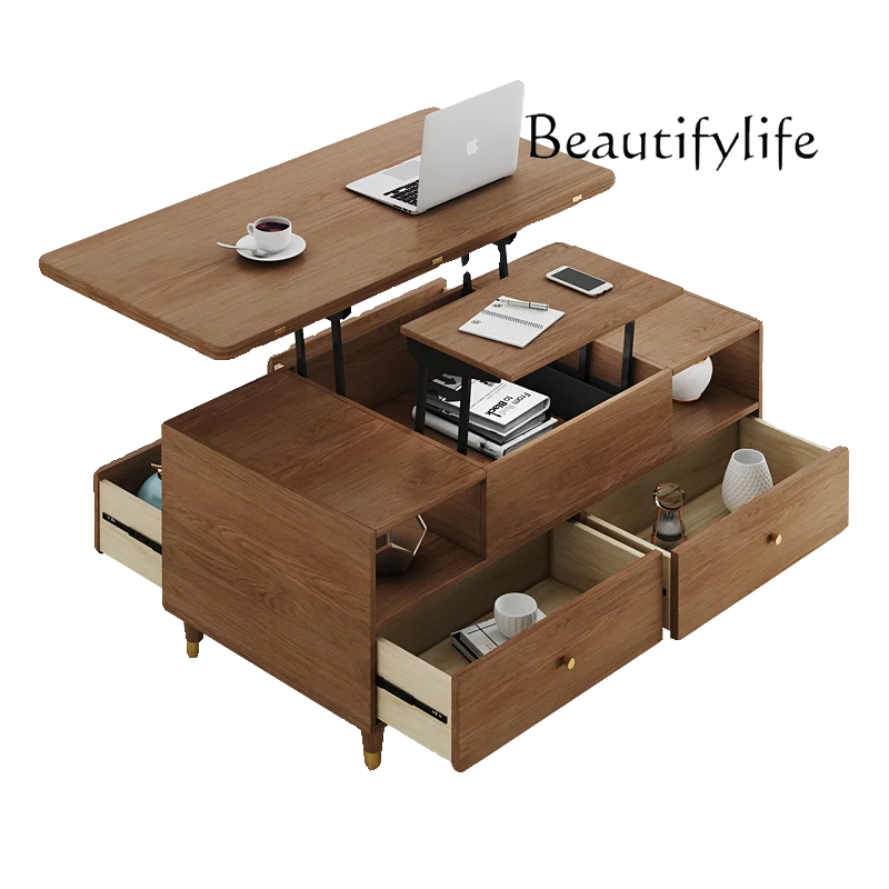 

Design Modern Luxury Coffee Table Storage Square Shelf White Nordic Coffee Table Floor Hotel Tavolino Da Salotto Furniture