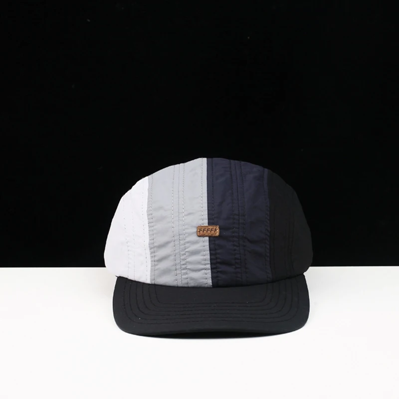 Korean Style Color Gradient Rainbow Baseball Cap Four Seasons Hip Hop Drawstring Peaked Cap Sunscreen Breathable Snapback Hat