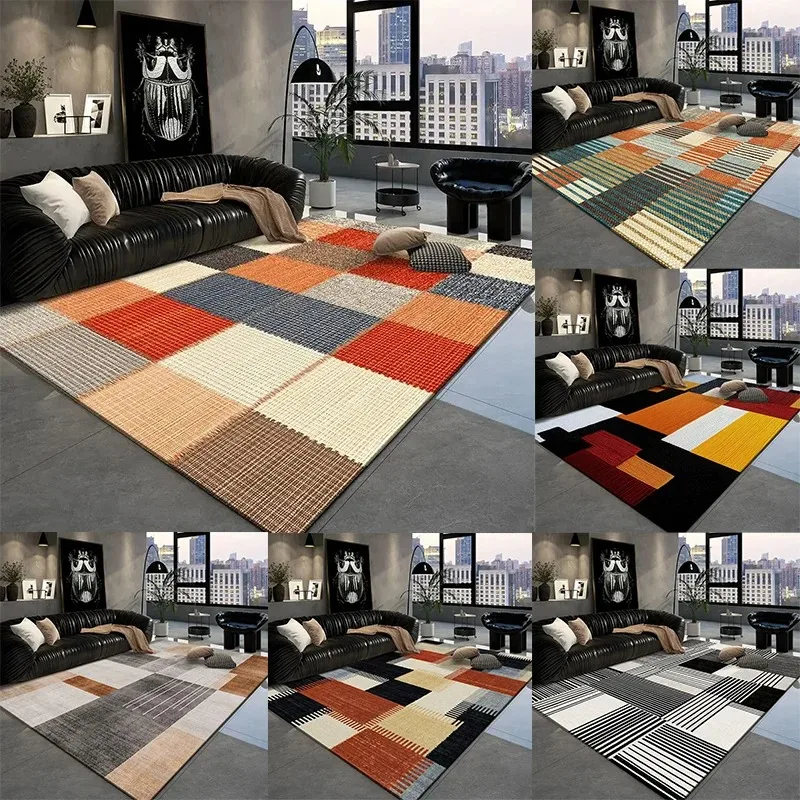 

Nordic Geometric Rug for Bedroom, Bathroom and Living Room Decor