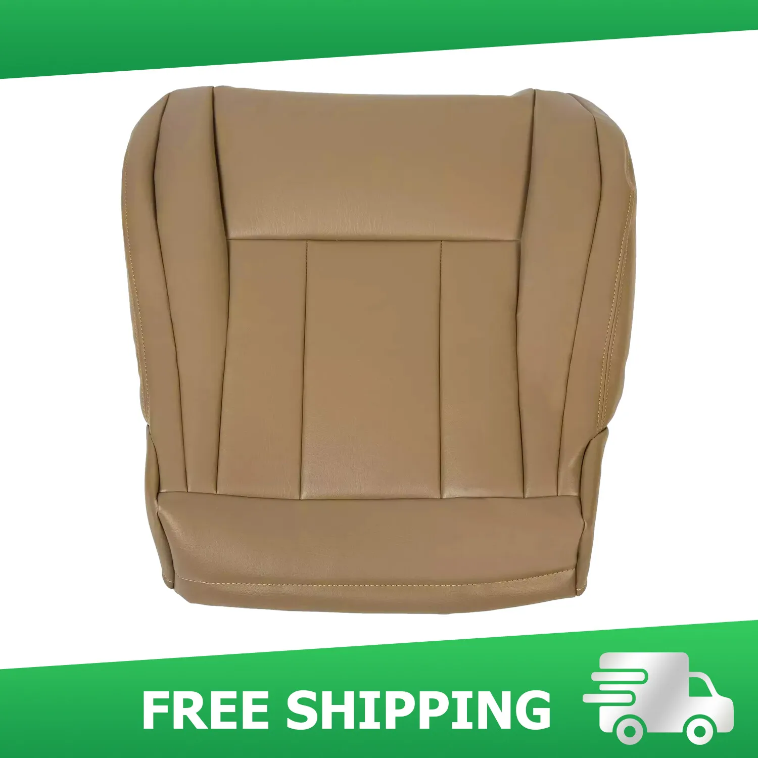 

Replace For Toyota 4Runner 1996-2002 Driver Bottom Leather Seat Cover Oak Tan