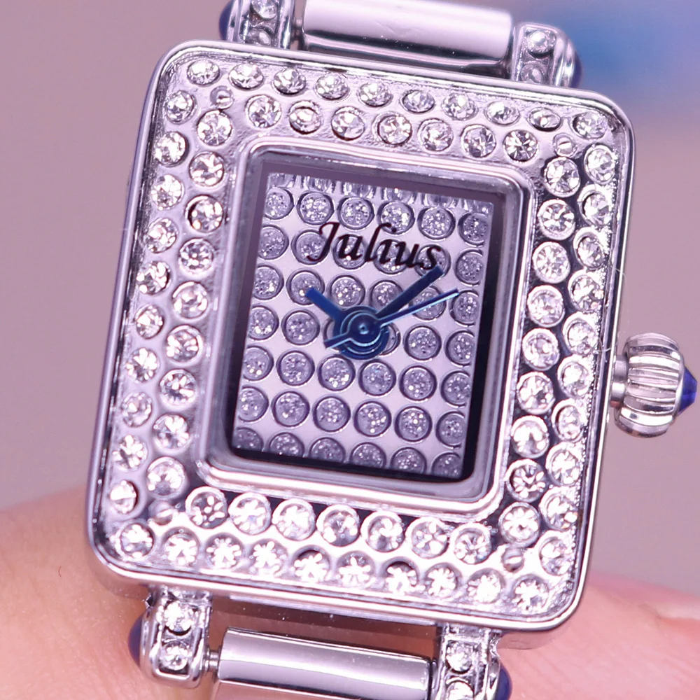 Top Julius Mini Lady orologio da donna giappone quarzo elegante moda ore orologio vestito bracciale catena scuola regalo di compleanno della ragazza