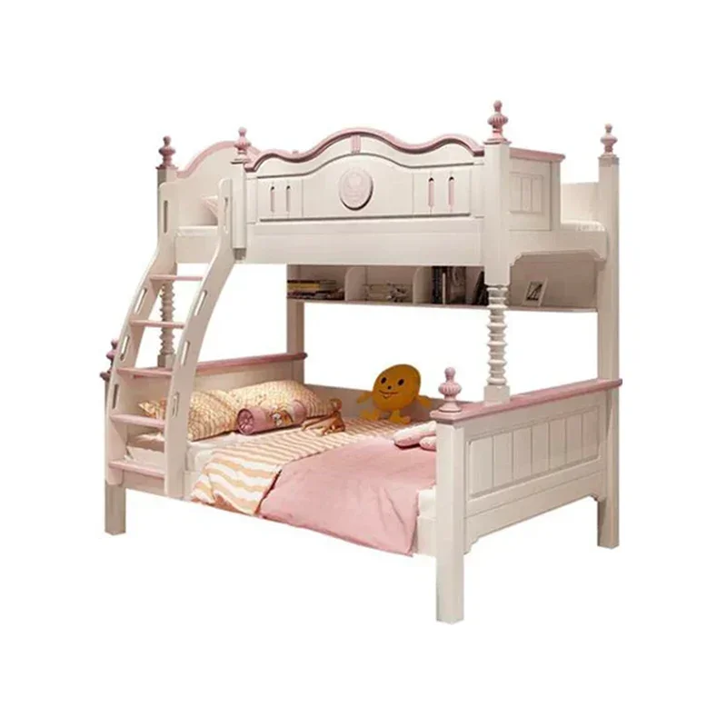 Castle Princess children beds girl bunk kids bed set furniture for girls pink bedroom furniture with slide