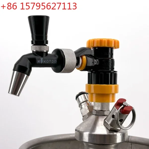 Kegland NukaTap Mini FC Disconnect Kits Include 8mm（5/16) Duotight Adaptor Beer Brewing Accessory homebrew Household Tool