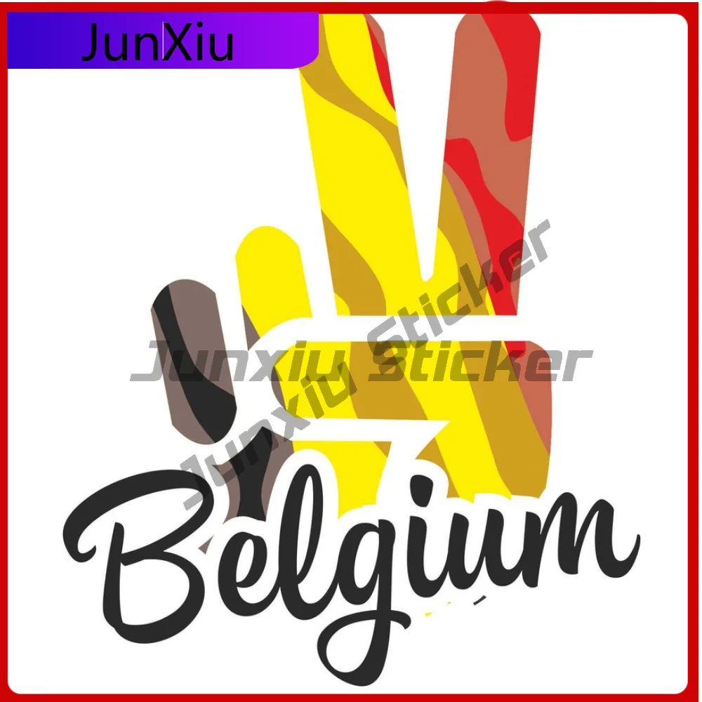 

Sticker Car Sticker Belgium Victory Victory Rear Window High Quality Exterior Decor For Door Car Weatherproof Decoration Auto