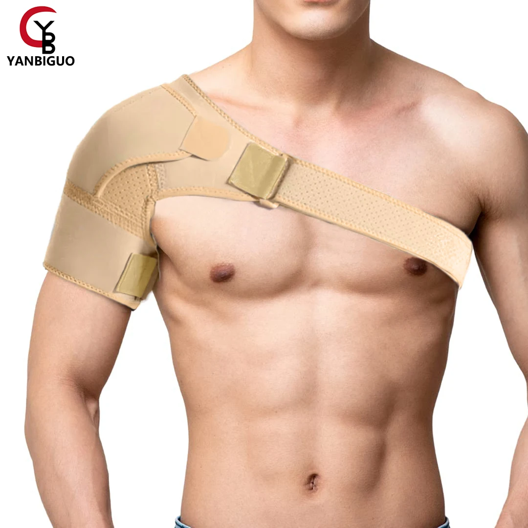 

YANBIGUO Shoulder Brace for Torn Rotator Cuff-Support& Pain Relief,Compression for Dislocation Recovery-Arm Sling Shoulder Suppo